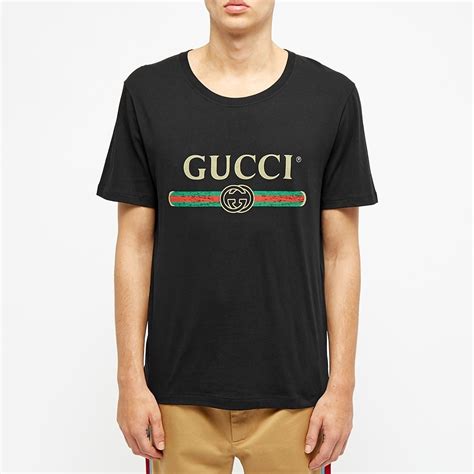 black gucci fake logo t shirt|knockoff gucci t shirt.